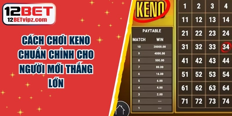 Cách Chơi Keno