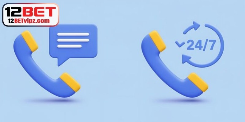 Chỉ với 4 bước là bạn có thể thực hiện liên hệ 12BET với hotline 